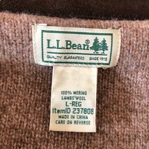 COPY - 100% Merino Lamb’s Wool.  LL Bean.